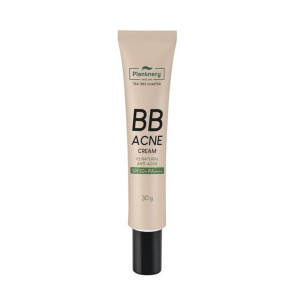 Солнцезащитный крем BB Крем для лица Tea Tree  Acne Sunscreen SPF50+ PA++++ (Plantnery) - 30 гр. 