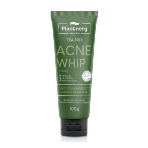 Очищающая пенка для лица с чайным деревом Plantnery Tea Tree Acne Whip 100 гр.