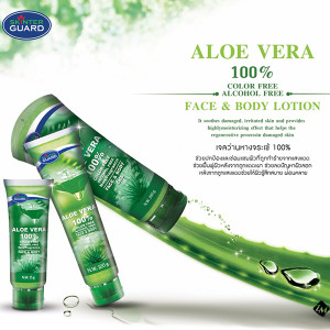 Aloe Vera Gel 100% (Skinter Guard) -120 ml.