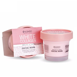 White Collagen Bright & Firm Facial Mask (Scentio) - 100ml.