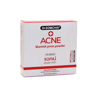 Пудра со спонжиком для лица ACNE blemish (Dr.SOMCHAI) - SPF 15 PA+++.