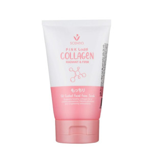 Pink Collagen Radiant & Firm Oil Control Facial Foam Scrub (SCENTIO) - 100g.