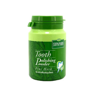 Tooth Polishing Powder Plus Herb (SUPAPORN) - 90g.