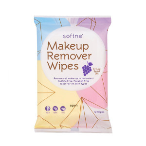 Makeup Remover Wipes (Softne') - 12wipes.