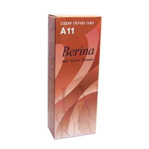 Крем краска для волос медный блондин - A11 (Berina) - 60гр. 
