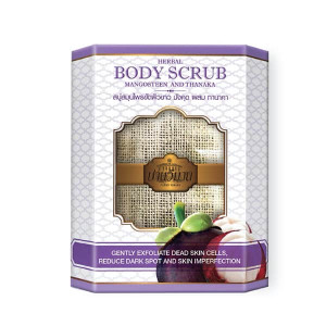 Parnn Vimarn Body Soap Scrub Mangosteen and Thanaka 100 g