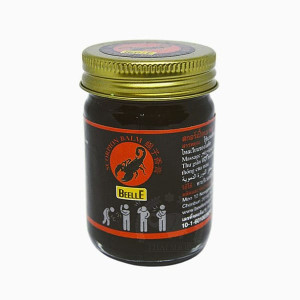 Thai black balm with scorpion venom (Beelle) - 200g.