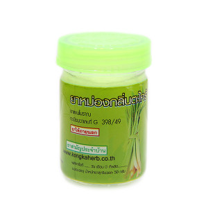 Белый тайский бальзам с Лемонграссом (Kongka herb) - 50гр. 