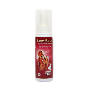 Обезболивающий спрей Capsika 25 для тела (Bangkok Lab) - 100мл. 