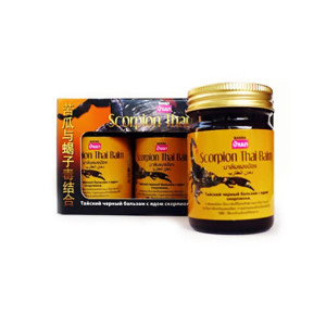 Тайский черный бальзам с ядом скорпиона (BANNA) - 50гр. x 3 шт.
