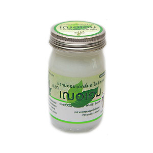 White Thai balm for body Citronella (Cher Aim) - 65g. White Thai balm for body Citronella (Cher Aim) - 65g.