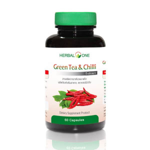 Экстракт Зеленого Чая И Чили Таблетки Для Похудения (Herbal One) - 60 капс.