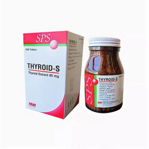 THYROID S 60 mg - (Sriprasit Pharmacy) - 500 pieces. THYROID S 60 mg - (Sriprasit Pharmacy) - 500 pieces.