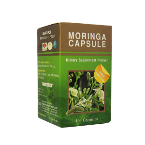 Moringa phytopreparation in capsules (Khaolaor) - 100 capsules. Moringa phytopreparation in capsules (Khaolaor) - 100 capsules.