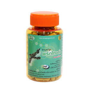 Фитопрепарат Черный перец из джунглей (Thongtong Brand) - 100 капсул.