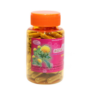 Phytopreparation Compaund Safflower (Thongtong Brand) - 100 capsules.