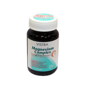 Magnesium plus vitamins B1-B6-B12 (Vistra) - 30 capsules.