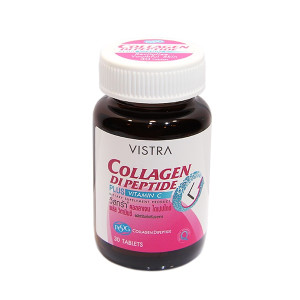 Collagen Di Peptide plus Vitamin C (Vistra) - 30 tablets.