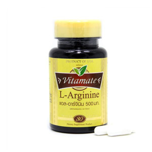 L-Аргинин 500 мг (Vitamate) - 30 капсул.