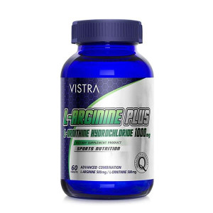 L-Arginine Plus L-Ornithine Hydrochloride 1000 mg (Vitstra) - 60 capsules.