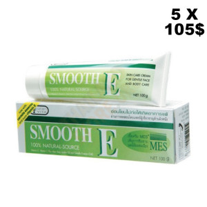 Крем SMOOTH-E для лица 100 % натуральные ингредиенты -100гр. x 5 штук Крем SMOOTH-E для лица 100 % натуральные ингредиенты -100гр. x 5 штук