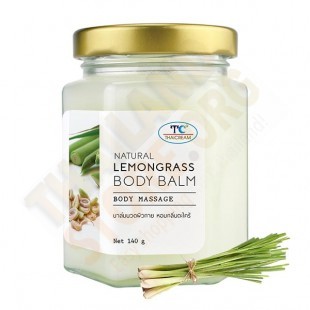 Thaicream Natural Lemongrass Body Balm massage  - 140 g.