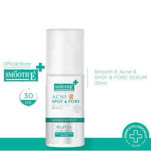 Сыворотка Акне Smooth E Acne-5 SPOT & PORE SERUM 30 мл.