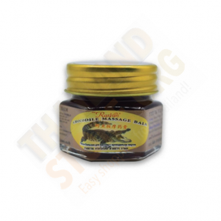 Black Herbal Crocodiles Thai Massage Balm (RASYAN) - 15g.