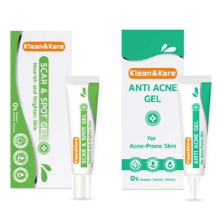 Klean&Kare Anti Acne Gel + Klean&Kare Scar & Spot Gel 5gr x 2 Pcs