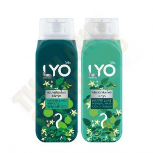 Therapeutic SHAMPOO & conditioner for  hair KAFFIR LIME HERBAL (Lyo) - 2 X 200ml.