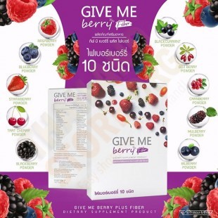 Give Me Berry Plus Gifty Berry Fire Plus  has 10 types of fiber  (Wisa Min) - 7 sachets.