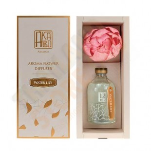 Water Lily Clear Aroma Diffuser (Akaliko) - 100 ml.
