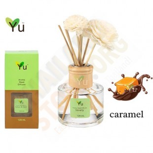 Caramel Aromatherapy Reed Diffuser (Ya) -  120 ml.