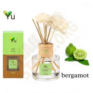 Bergamot Aromatherapy Reed Diffuser (Ya) -  120 ml.