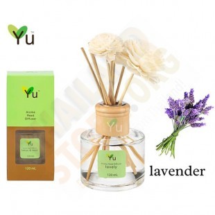 Lavender Aromatherapy Reed Diffuser (Ya) -  120 ml.