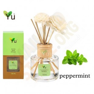 Peppermint  Aromatherapy Reed Diffuser (Ya) -  120 ml.