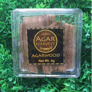 Pure Fragrance Agarwood Chips Standard 1A (Harvest) - 5g.
