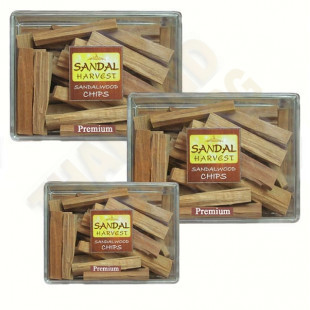Sandalwood Chips Premium 100% Aroma 100% (Harvest) - 50g.