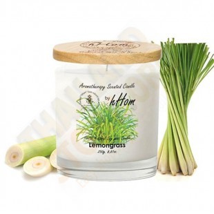 Lemongrass Aromatherapy Soy Wax Candle (H-hom) - 250g.
