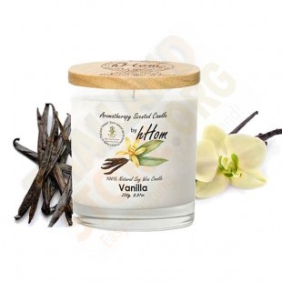 Vanilla Aromatherapy Soy Wax Candle (H-hom) - 250g.