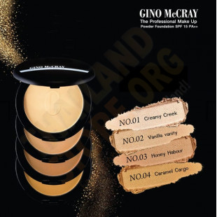 Профессиональная пудра для макияжа  Powder Foundation SPF 15 PA++ (Gino Mccray) - 11гр.