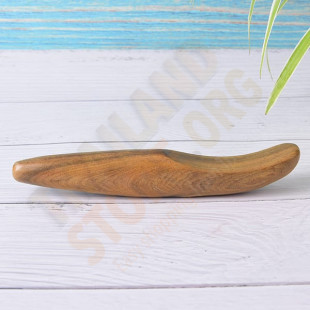 Wooden stick for massage of feet with a spoon (HandMade) - 18 cm.