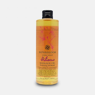 Массажное масло с ароматом гибискуса (Bath & Bloom) - 260 мл.