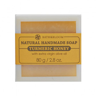 Натуральное мыло Куркума & Мед (Bath&Bloom) - 80гр.