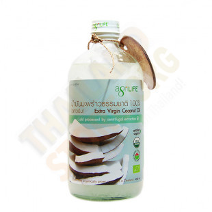 Натуральное кокосовое масло первого отжима (Agrilife) - 450мл.
