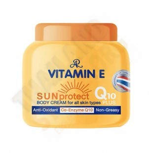 Увлажняющий крем с витамином E и Q10 Sun (Aron) - 200гр.
