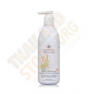 Milky Whitening Radiance Intensive Booster Whitening & Firming Body Lotion SPF25 (Oriental Princess)  250 g.