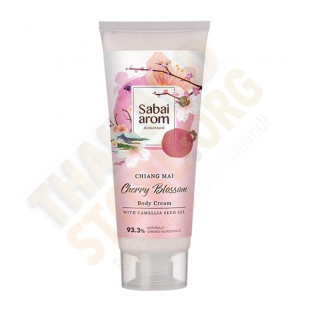 Cherry Blossom Body Cream (Sabai Arom)  200 g.