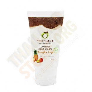 Coconut cream for hands Pineapple & Mango (Tropicana) - 50g.
