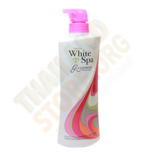 White Spa Glutathione UV Skin Whitening Body Lotion - (Mistine) - 400ml.